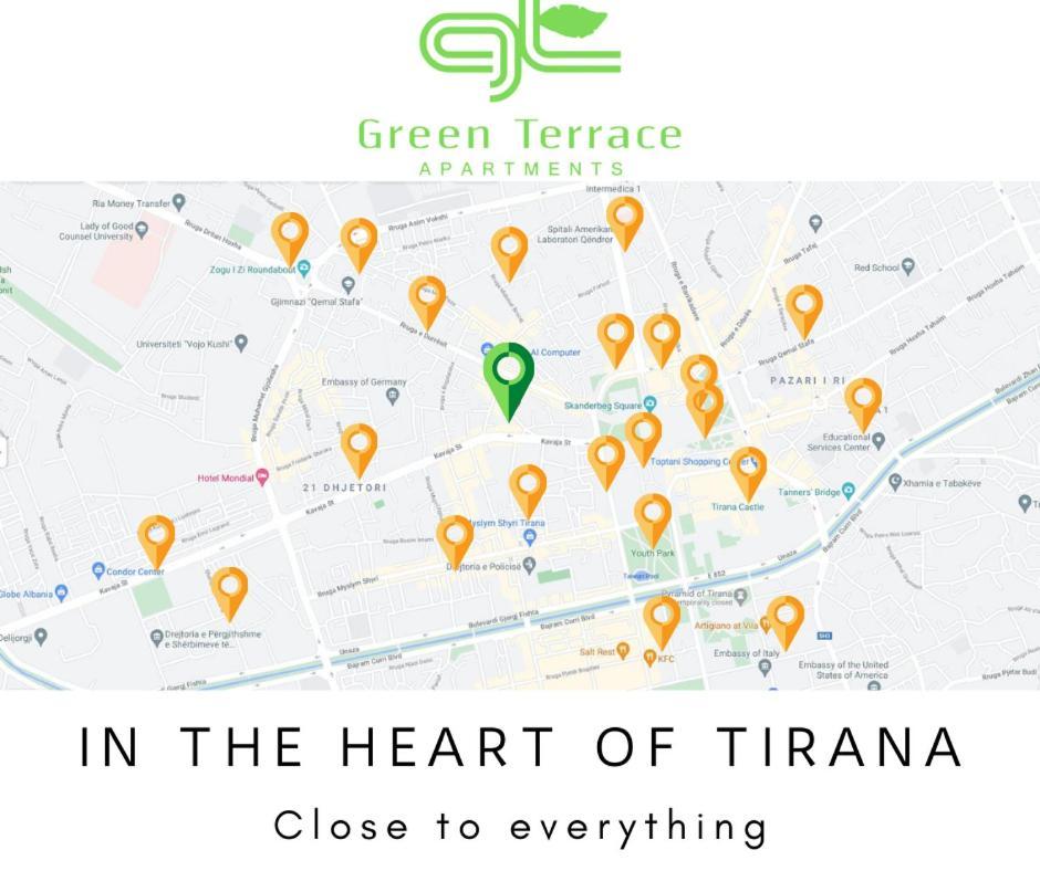 Green Terrace Apartment 4 Tirana Exterior foto